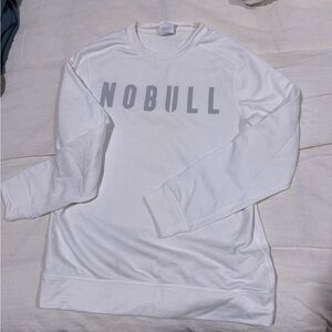 NOBULL Men's White Crewneck Sweater
